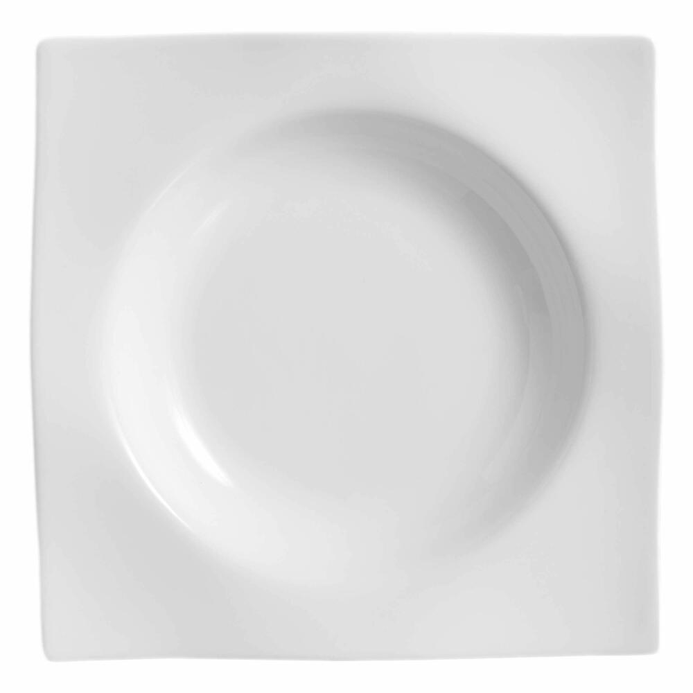Ritzenhoff & Breker Sinfonia Deep Plate, Soup Plate, Dinner Plate, Porcelain, White, Ø 22 cm, 582253