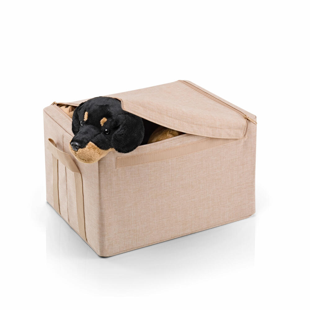 reisenthel storagebox M, Aufbewahrungsbox, Recycling-Polyestergewebe, Twist Coffee, 30 L, FS6041