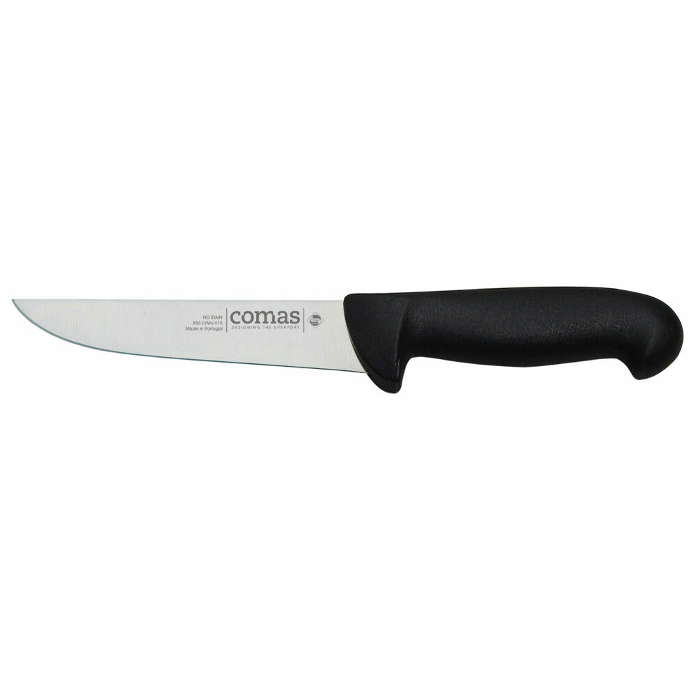 Comas butcher knife carbon, butcher knife, steel, PP, black, 16 cm blade, 10079