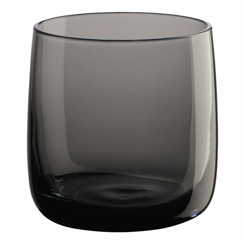 ASA Selection glass water glass, drinking glass, mug, glass, grey glossy, 200 ml, 53502009