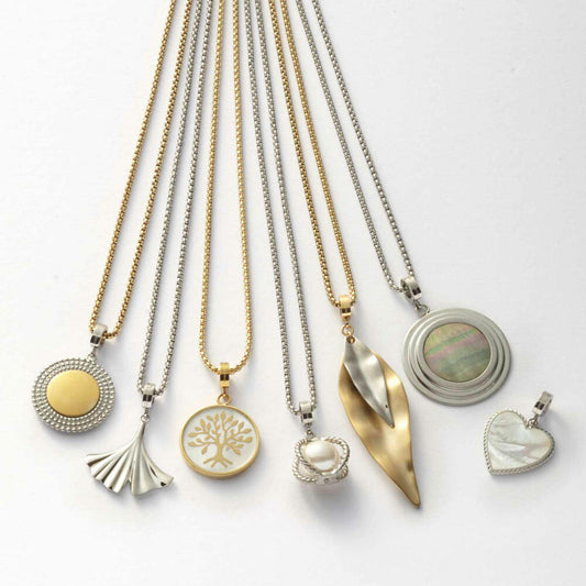 Leonardo Jewels Pendant Caya Clip&Mix, Chain Pendant, Stainless Steel, Silver, 022199