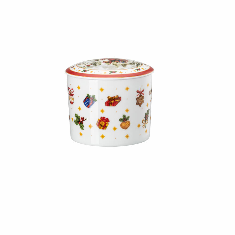 Hutschenreuther Dose mittel Happy Wintertime, Plätzchendose, Porzellan, Mehrfarbig, 740 ml, 02488-727470-24992