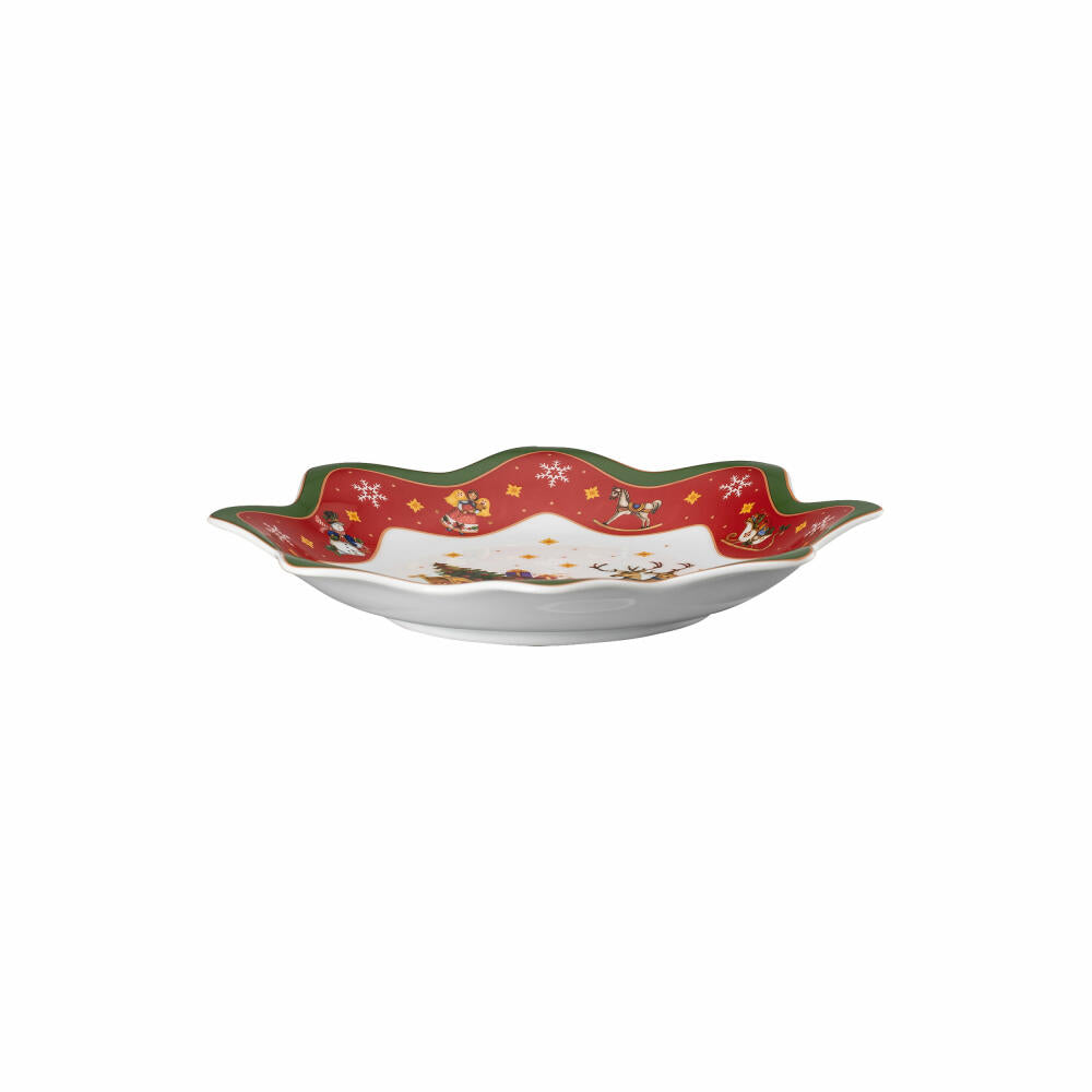 Hutschenreuther Star Bowl Happy Wintertime, Serving Bowl, Porcelain, Multi-Coloured, 25 cm, 02488-727470-25453