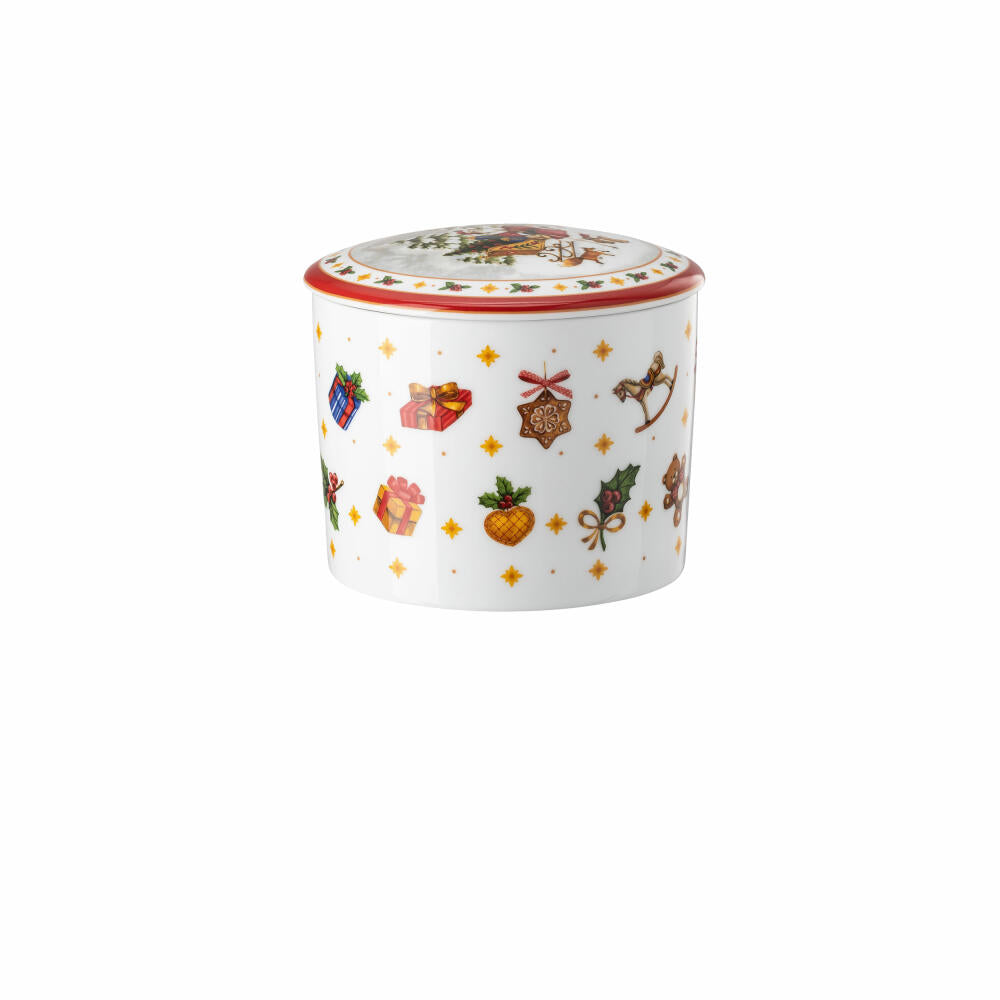 Hutschenreuther tin large Happy Wintertime, cookie tin, porcelain, multicolored, 1.5 L, 02488-727470-24986