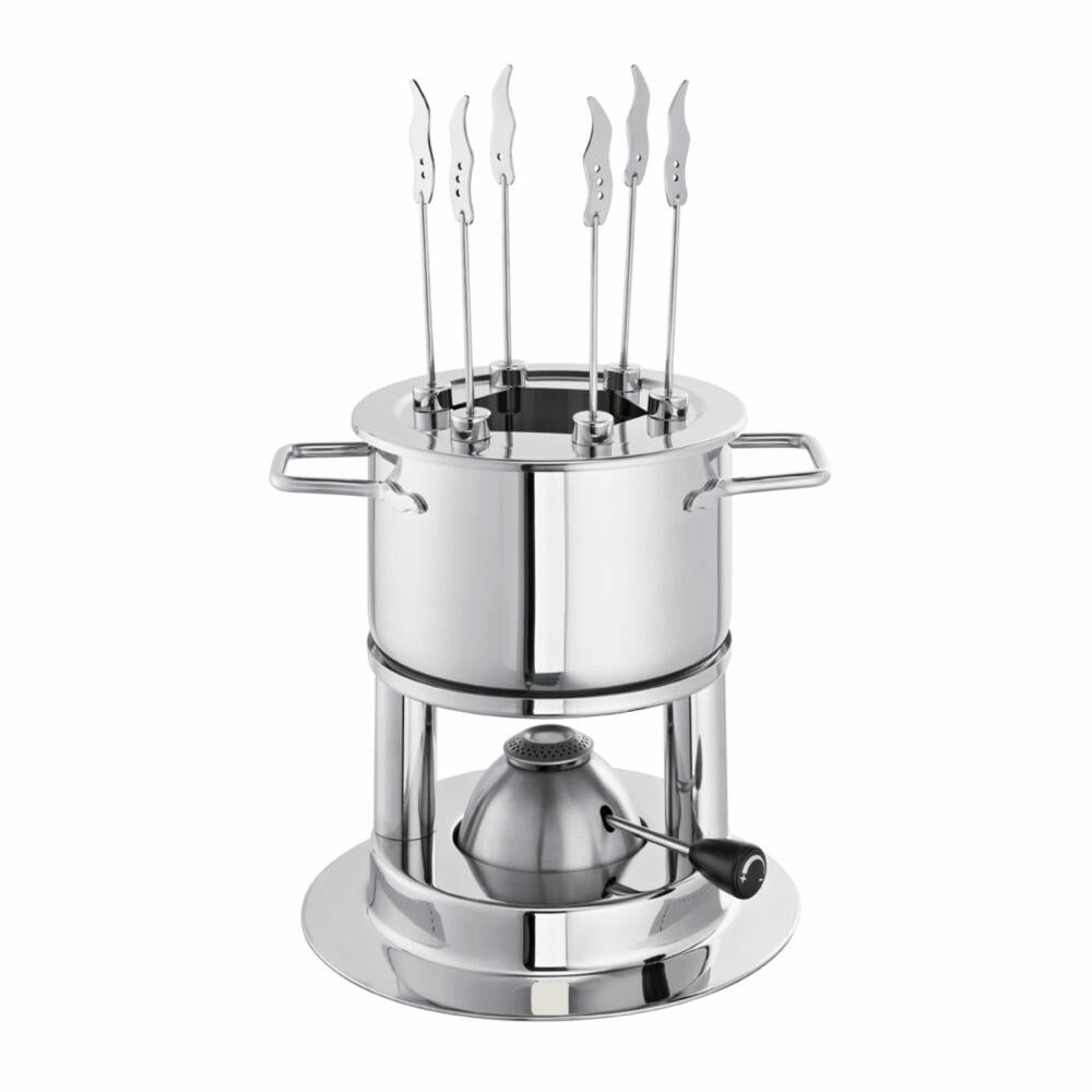 Schulte-Ufer Fondue Flamenco Hot, infinitely adjustable, stainless steel 18/10, 16 cm, 2 L, 69089-16 Hot