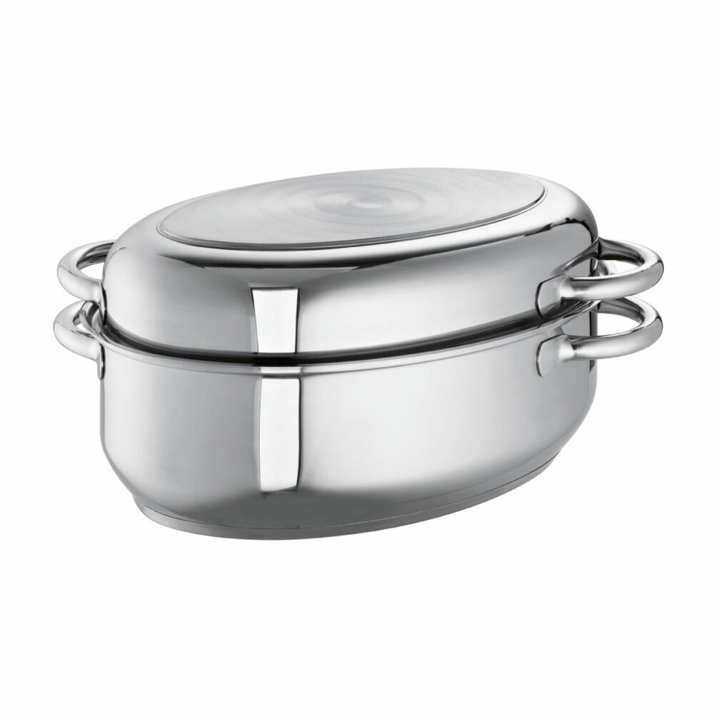 Schulte-Ufer Multi-Roaster, Universal Roaster, Stainless Steel 18/10, 33x20 cm, 9 L, 6789-38