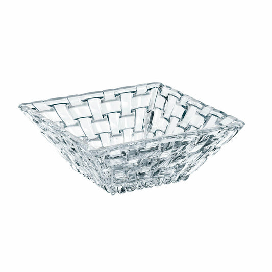 Nachtmann Dancing Stars Bossa Nova bowl set, set of 2, bowl, small bowl, square, crystal glass, 12 cm, 0089694-0