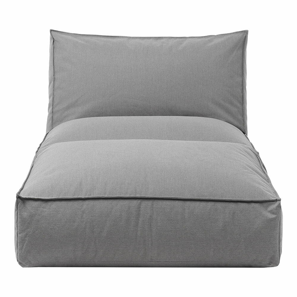 Blomus Bett S Stay, Outdoor-Liege, Kunststoff, Kunstfaser, Stahl pulverbeschichtet, Stone, 25 x 80 x 190 cm, 62041