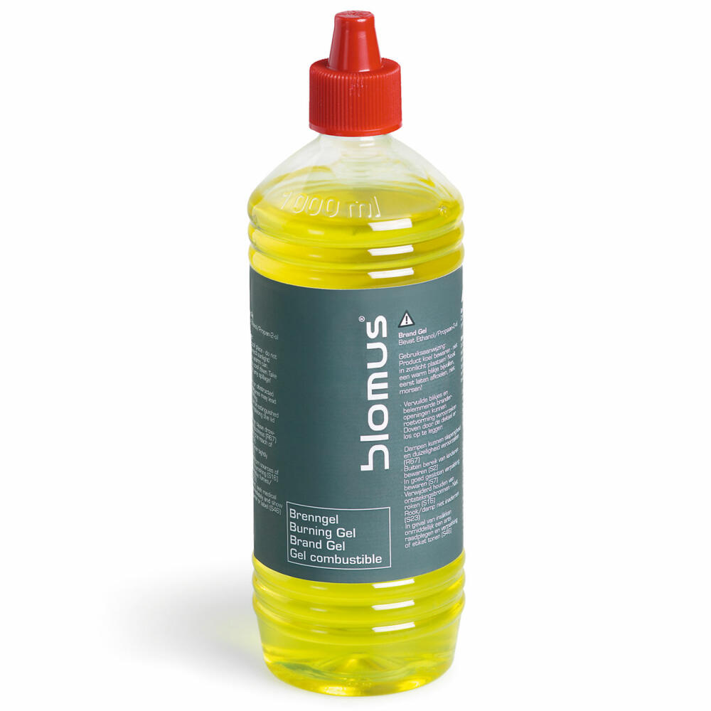 Blomus Brenngel, für Orchos Gartenfackel, Gelfackel und Gelfeuerstelle, 1 Liter, 31036