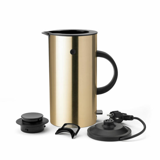 Stelton Wasserkocher EM77, Edelstahl, Kunststoff, Brushed Brass, 1.5 L, 891-1