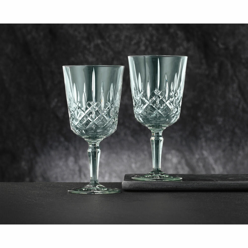 Nachtmann Cocktail/Wine Glass Set of 2 Noblesse, Crystal Glass, Mint, 355 ml, 105220