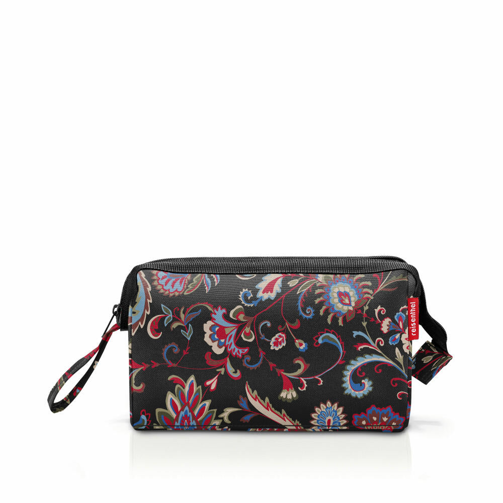 reisenthel travelcosmetic, beauty case, toiletry bag, cosmetic bag, Paisley Black, 4 L, WC7064