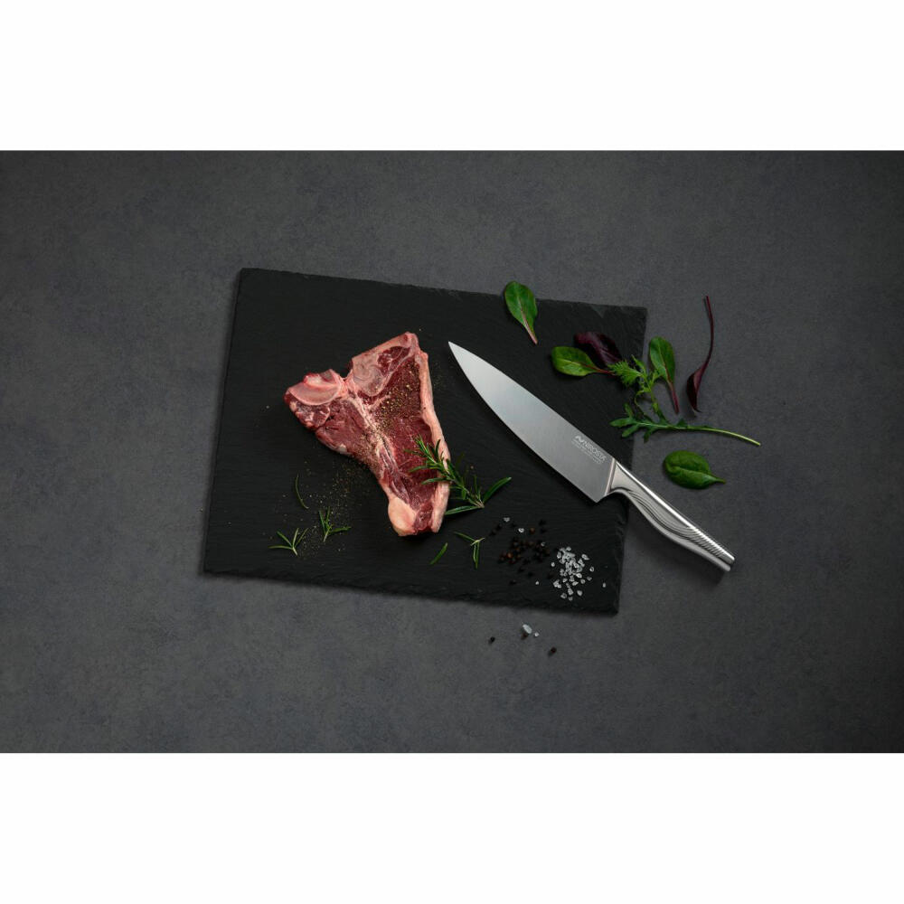 Nirosta Kochmesser Swing, Küchenmesser, Edelstahl, Silber, 19 cm, 43718