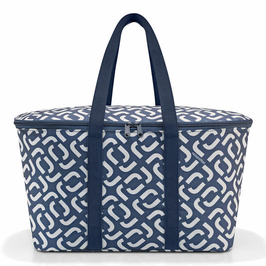 reisenthel coolerbag, cooler bag, insulated bag, thermal bag, thermal bag, polyester fabric, Signature Navy, 20 L, UH4073