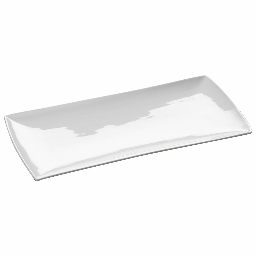 Maxwell & Williams East meets West Square Plate, Tray, Serving Plate, Square, Porcelain, White, 36 cm x 18 cm, JX250035