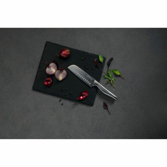 Nirosta Santokumesser Swing, Küchenmesser, Edelstahl, Silber, 35 cm, 43716