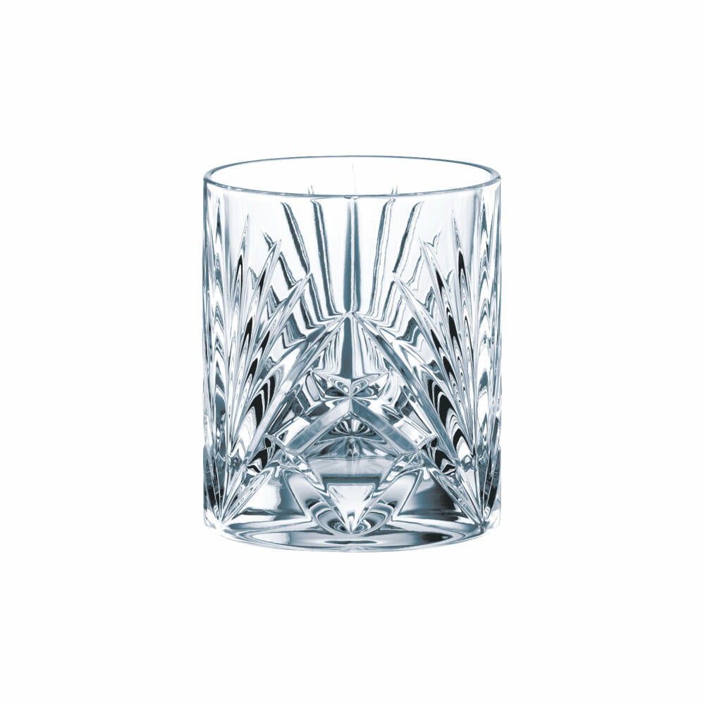 Nachtmann Palais Whiskybecher, 6er Set, Whiskyglas, Tumbler, Kristallglas, H 9 cm, 238 ml, 0092955-0