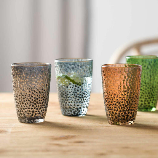 Leonardo Trinkglas Matera, Trinkbecher, Kalk-Natron-Glas, Grün, 340 ml, 024383