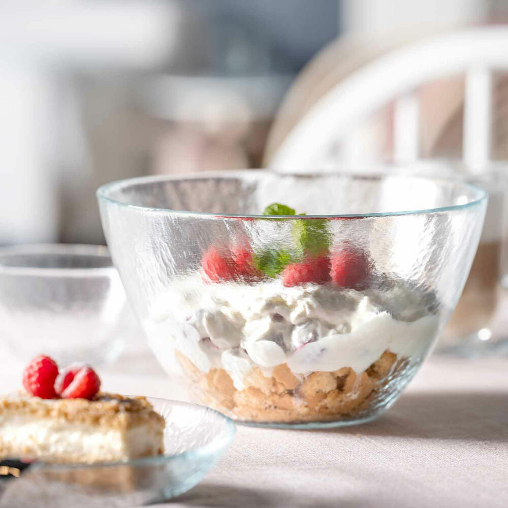 Leonardo Schale Attivo, Schüssel, Bowl, Kalk-Natron-Glas, Klar, 22 cm, 025591