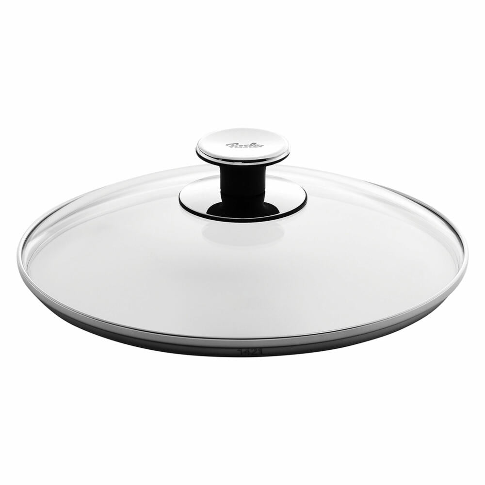 Fissler glass lid 24 cm, pot lid, replacement lid, transparent glass, 001-104-24-200