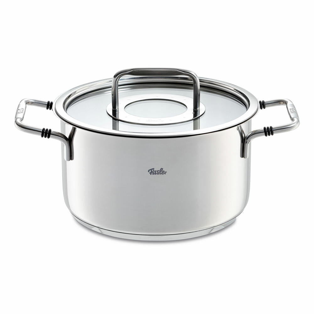 Fissler Bonn Kochtopf, Kochgeschirr, Topf, Edelstahl 18/10, Silberfarben, 20 cm, 086 112 20 000 0