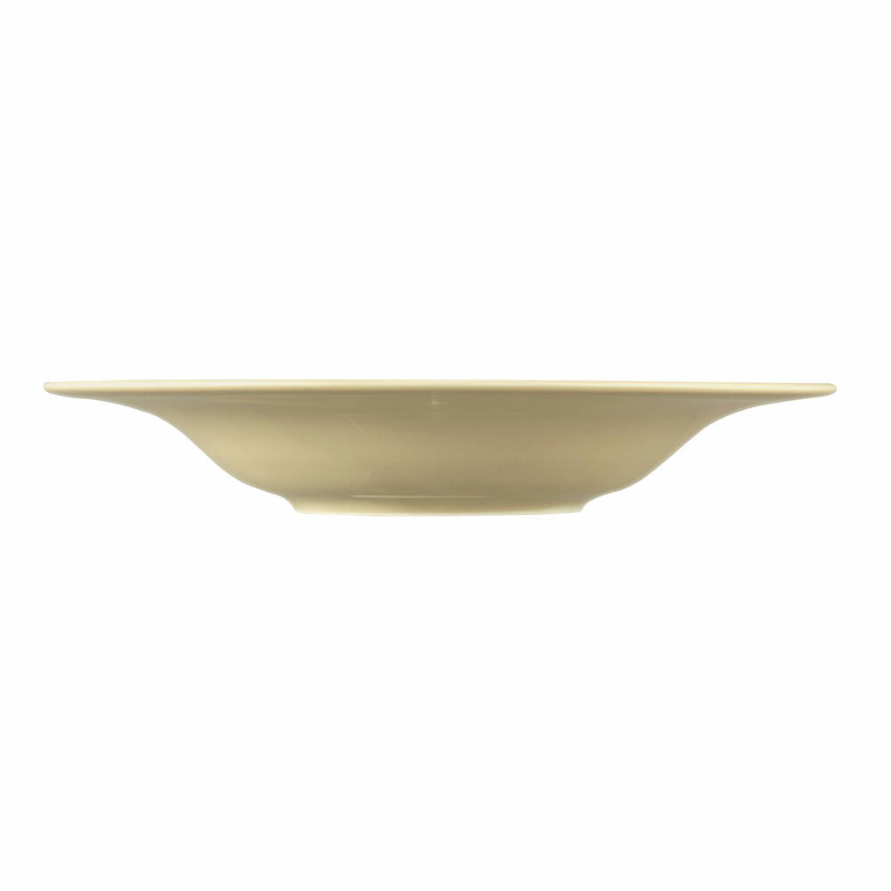 Seltmann Weiden Beat pasta / salad plate, dinner plate, plate, pasta plate, porcelain, sand beige, Ø 27.4 cm, 001.772202