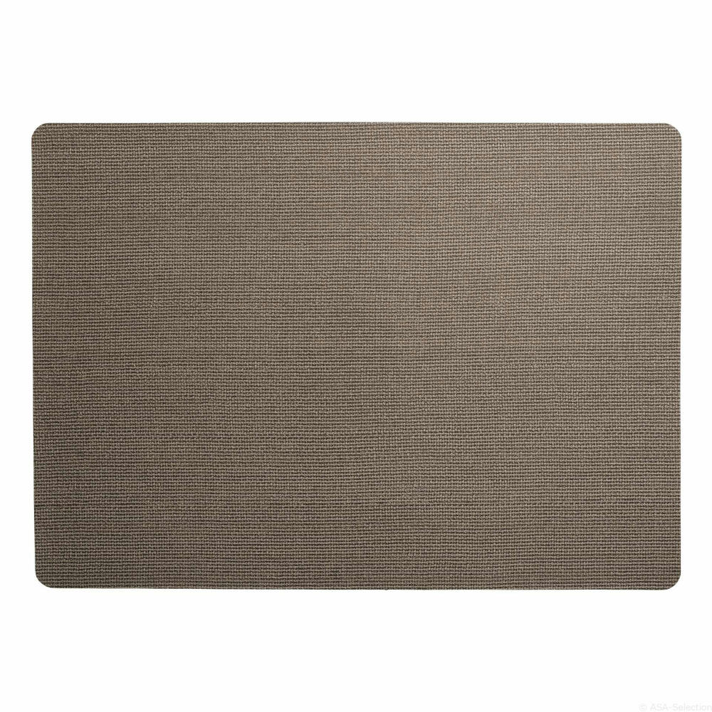 ASA Selection sisal optic Tischset falafel, Platzmatte, Platzdeckchen, Untersetzer, PVC, Braun, 78602420