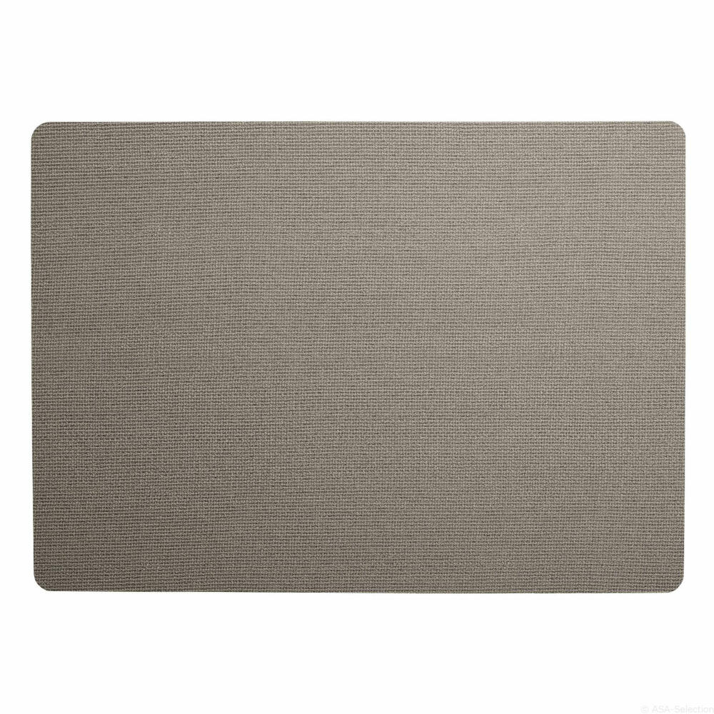 ASA Selection sisal optic Tischset chia, Platzmatte, Platzdeckchen, Untersetzer, PVC, Grau Matt, 78604420