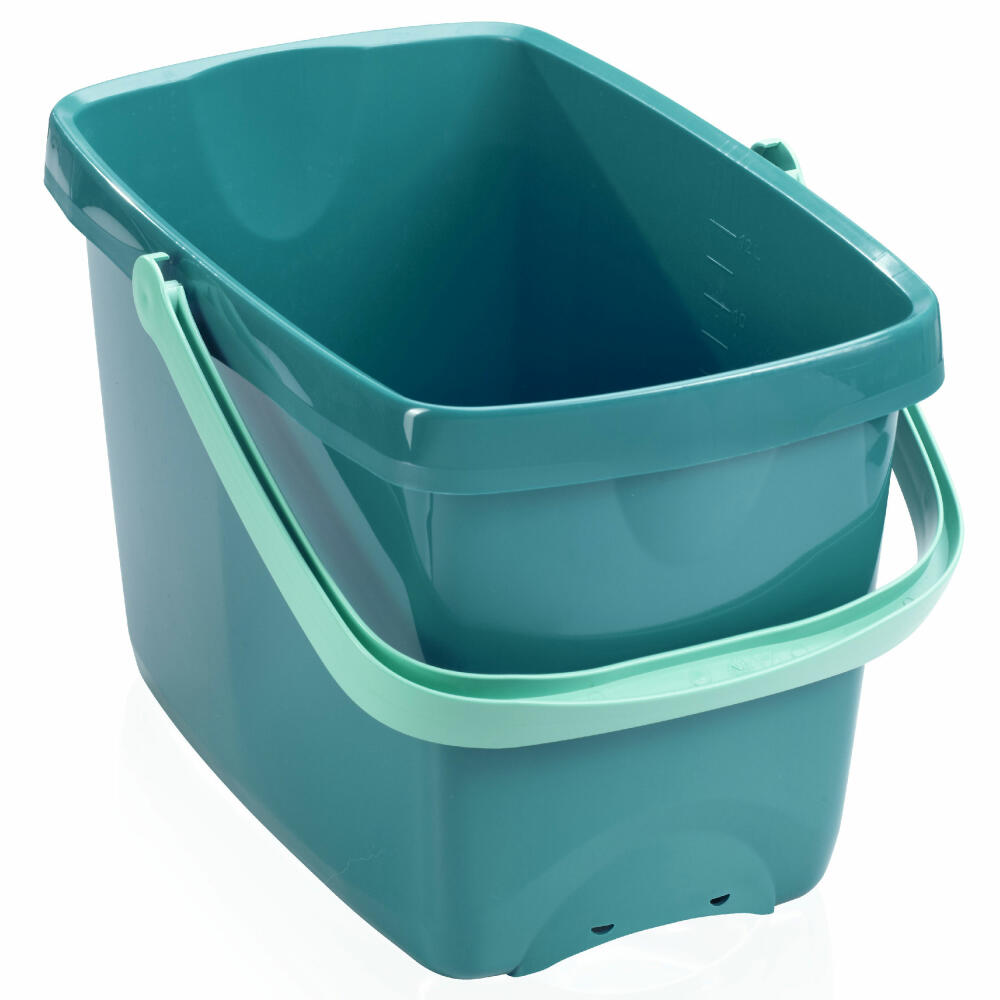 Leifheit hochwertiger Eimer Combi, 12 l, Boden- / Fensterreinigung, 52000