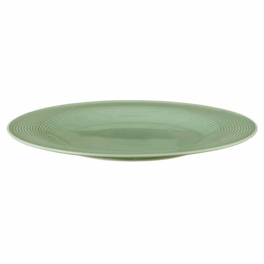 Seltmann Weiden Beat Plate Flat, Dinner Plate, Serving Plate, Porcelain, Sage Green, Ø 30 cm, 001.772187