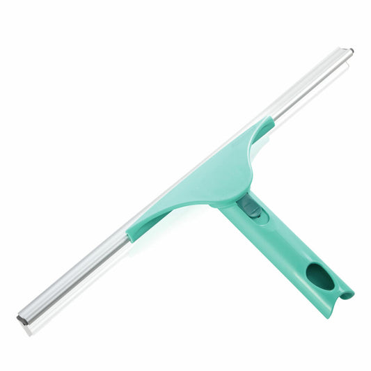 Leifheit Fensterabzieher Window Slider XL Telescope 200, Abzieher mit Stiel, Kunststoff, Aluminium, Türkis, 51523