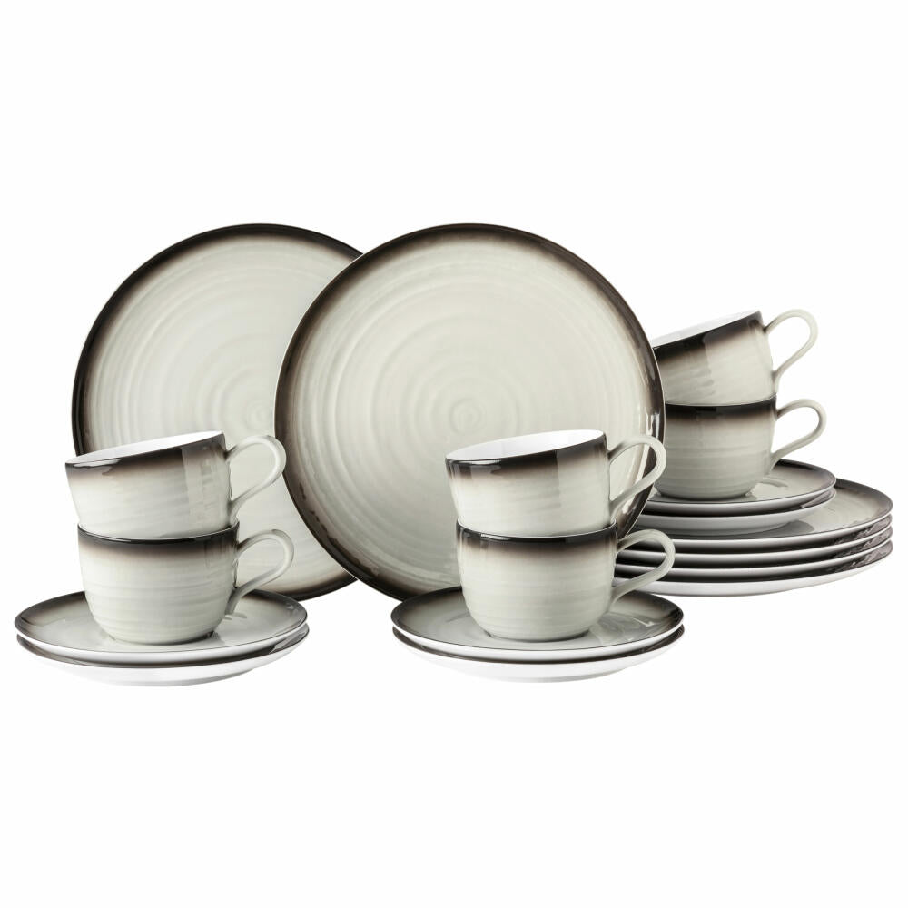 Seltmann Weiden Terra coffee service, 18-piece, coffee service, tableware set, porcelain, Corso, 001.772046