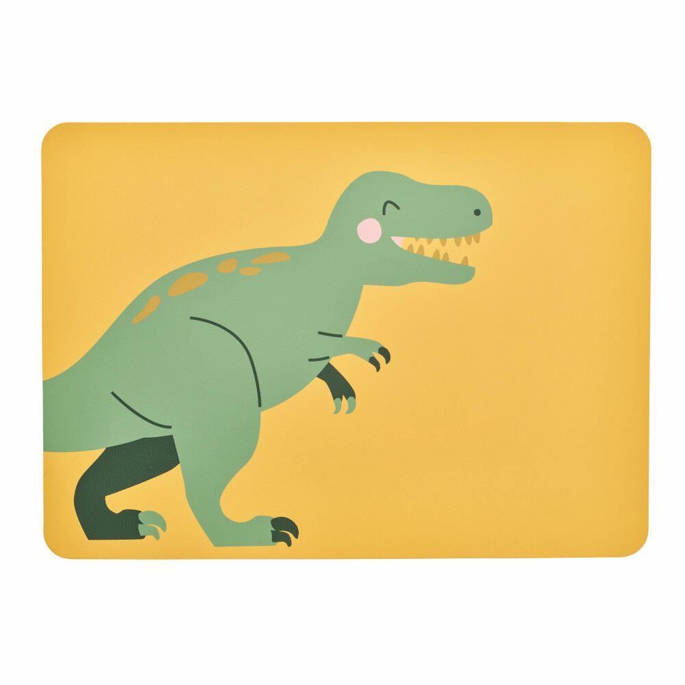 ASA Selection placemat Tyrannosaurus Rex Titus, placemat, PVC, yellow, 46 x 33 cm, 78846420