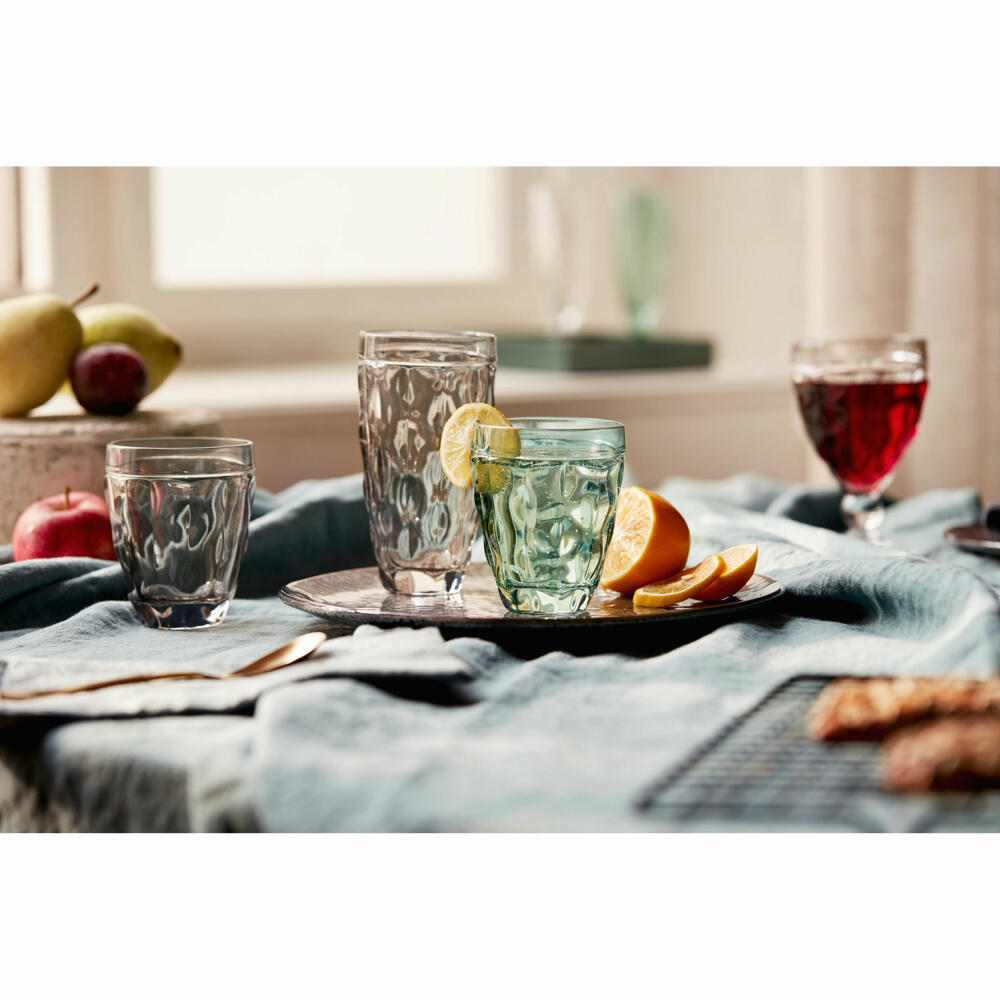 Leonardo drinking glass Brindisi, water glass, beaker, soda-lime glass, anthracite, 370 ml, 021605
