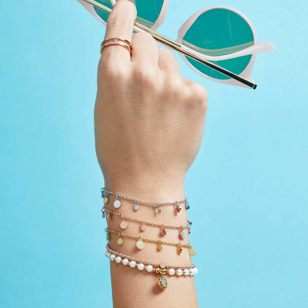 Leonardo Jewels bracelet rose gold Rica Ciao, bracelet, fashion jewelry, stainless steel IP rose gold, 021463