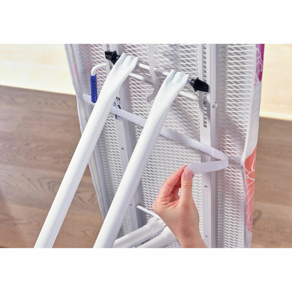 Leifheit Bügeltischbezug Cotton Comfort S / M, Bügelbrettbezug, Bügelbrett Bezug, Flowers