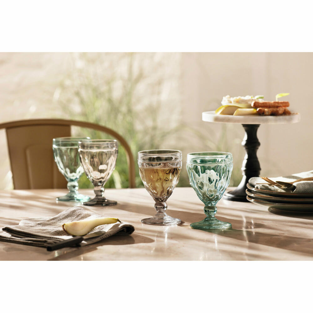 Leonardo Weißweinglas Brindisi, Weinglas, Kalk-Natron Glas, anthrazit, 240 ml, 021601