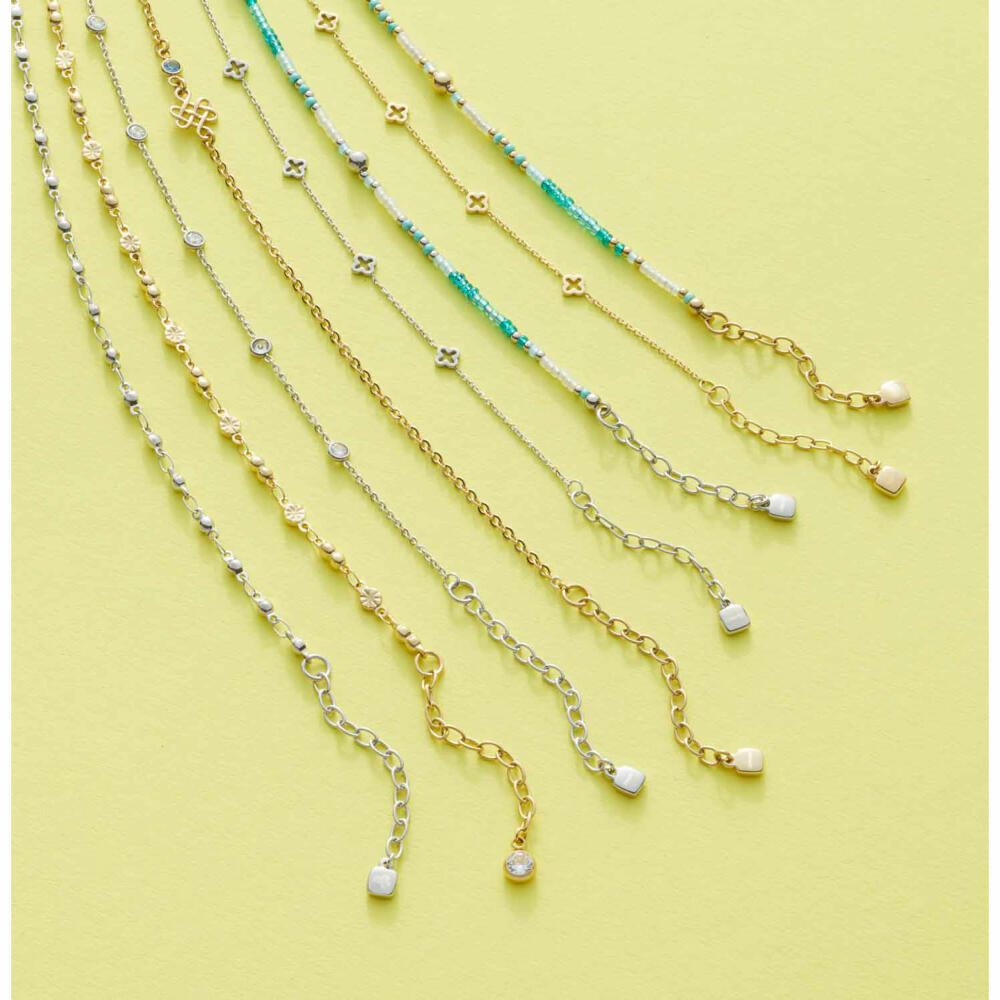 Leonardo Jewels Anklet Happy CIAO, Anklet, Foot Jewelry, Fashion Jewelry, Stainless Steel, Blue, 023859