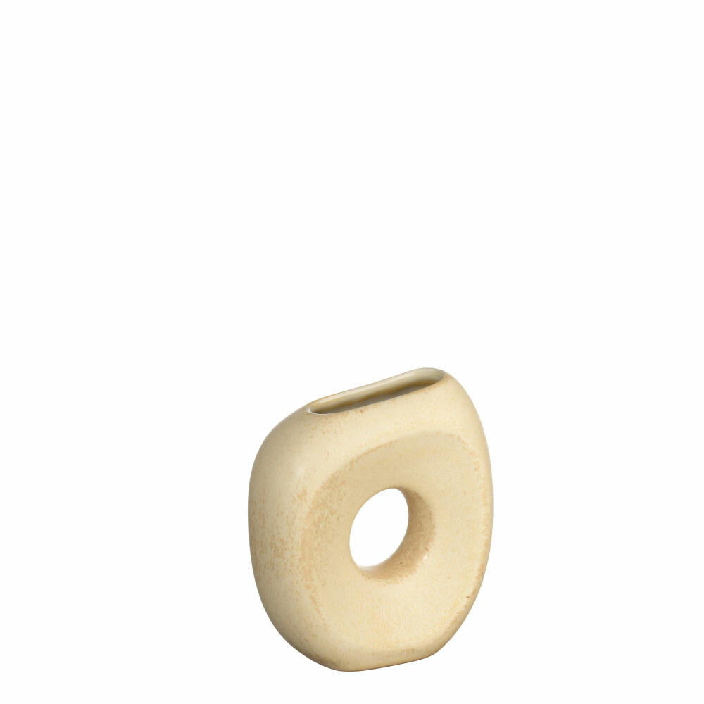 ASA Selection LA Loft vase, table vase, decorative vase, flower vase, stoneware, peanut, H 11.5 cm, 69001319