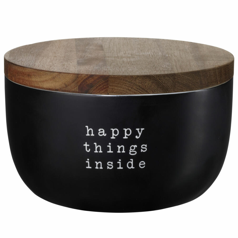 ASA Selection Hey! Dose, Vorratsdose, Aufbewahrungsdose, New Bone China, Happy things inside, H 9 cm, 17731277