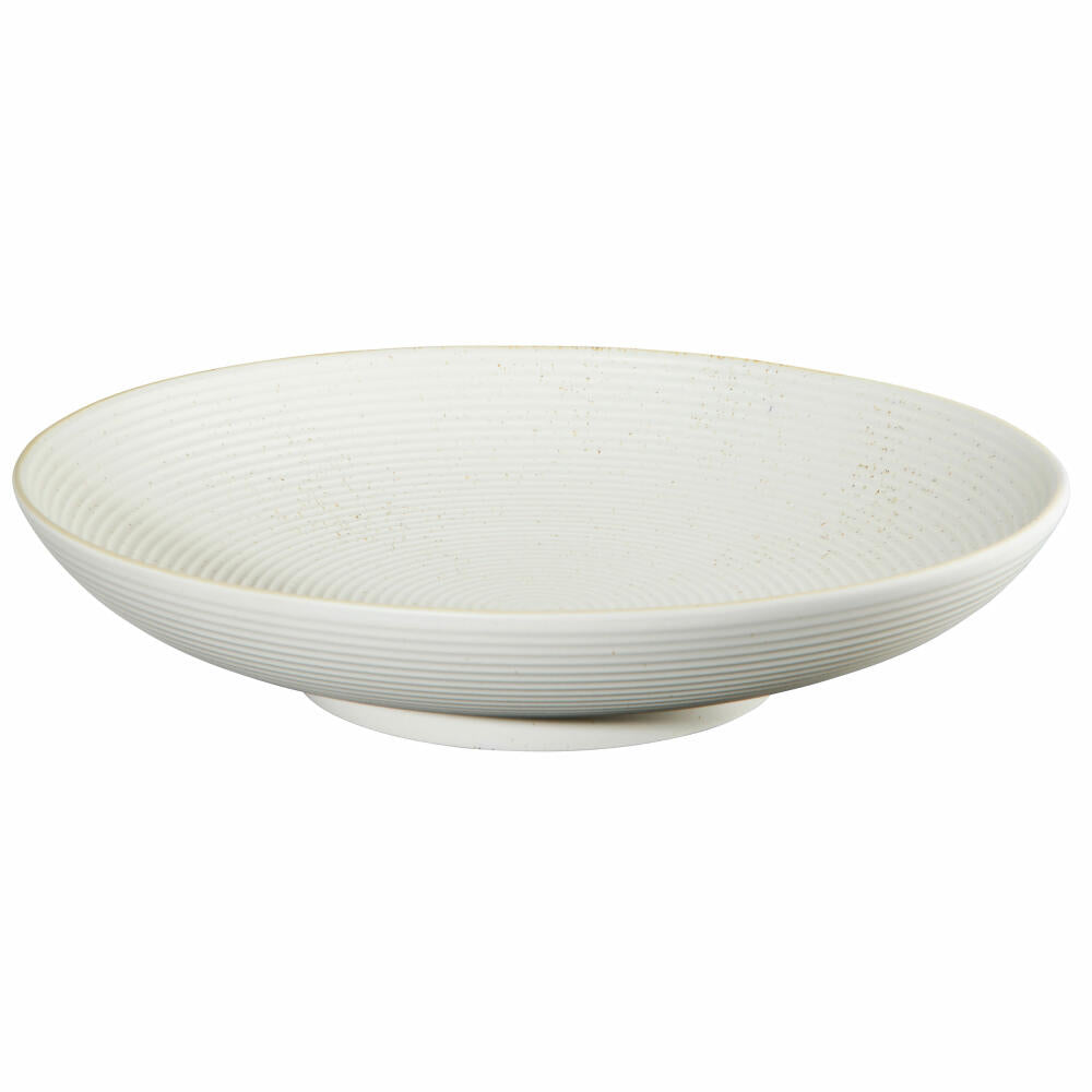 ASA Selection Japandi bowl, decorative bowl, serving bowl, stoneware, soft shell, Ø 35 cm, 73046249