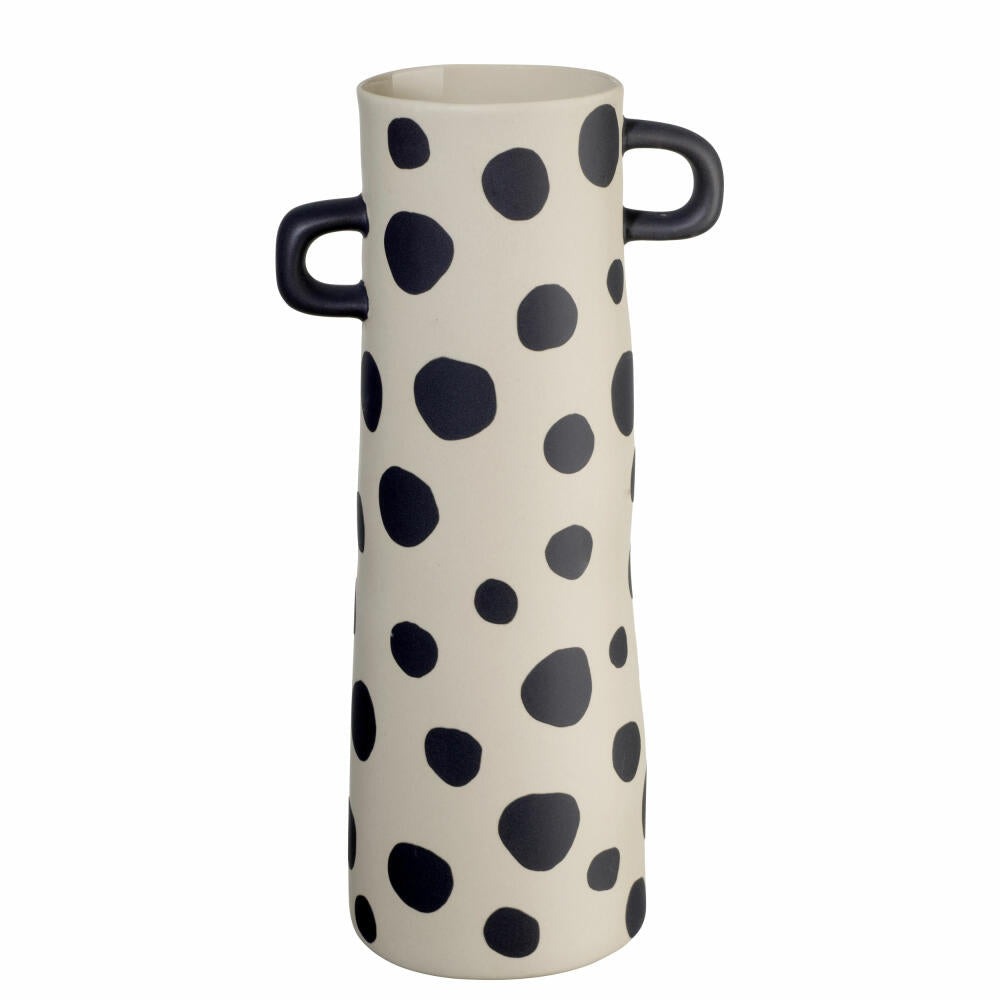 ASA Selection Rayu Vase, Table Vase, Decorative Vase, Flower Vase, Stoneware, Dotted, H 28 cm, 84804130