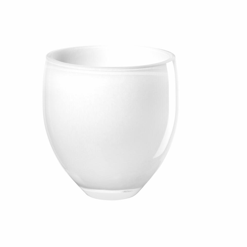 ASA Selection Oliveira vase, table vase, decorative vase, flower vase, glass, Perola, H 15 cm, 71011371