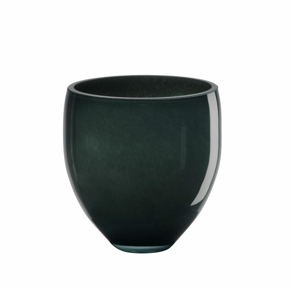 ASA Selection Oliveira vase, table vase, decorative vase, flower vase, glass, Ostra, H 15 cm, 71011373