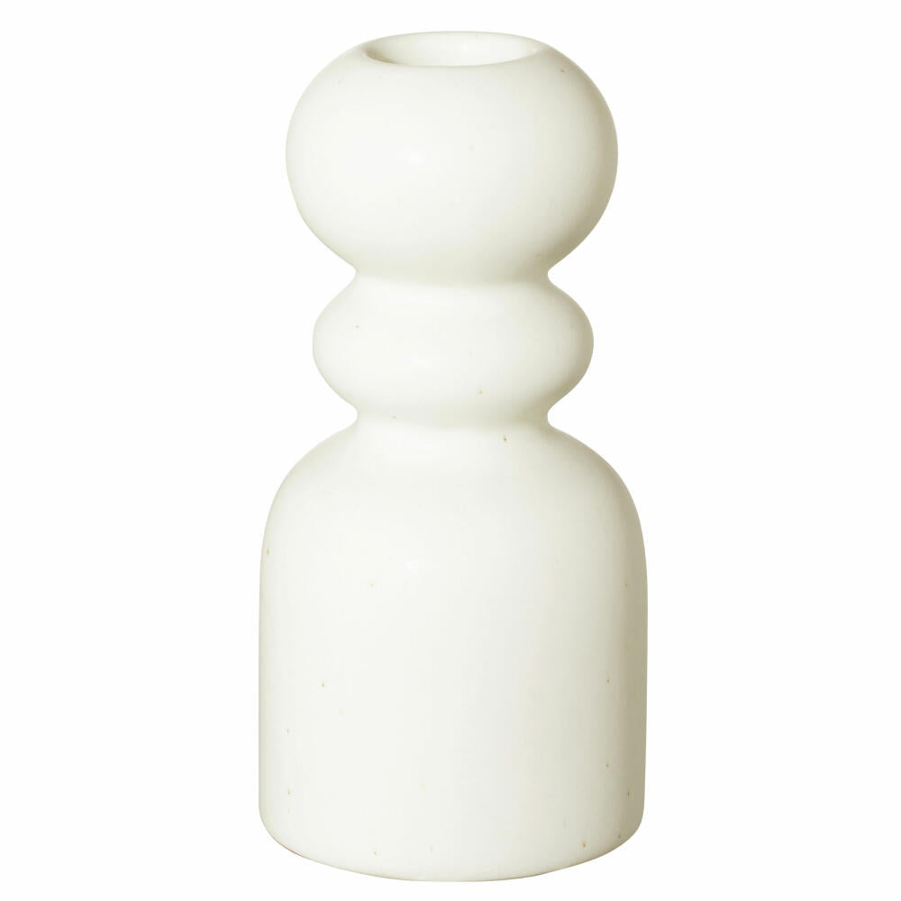 ASA Selection Como Kerzenleuchter, Kerzenständer, Kerzenhalter, Steingut, Soft Shell, H 13 cm, 83100249