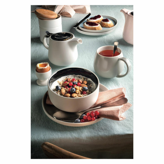 Maxwell & Williams Tint Eierbecher, Eierhalter, Eierständer, Porzellan, Schwarz, AY0260