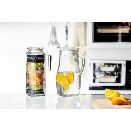 Ritzenhoff & Breker Frigo Kühlschrankkrug, Karaffe, Krug, Wasserkrug, Glas, 1.2 L, 818512