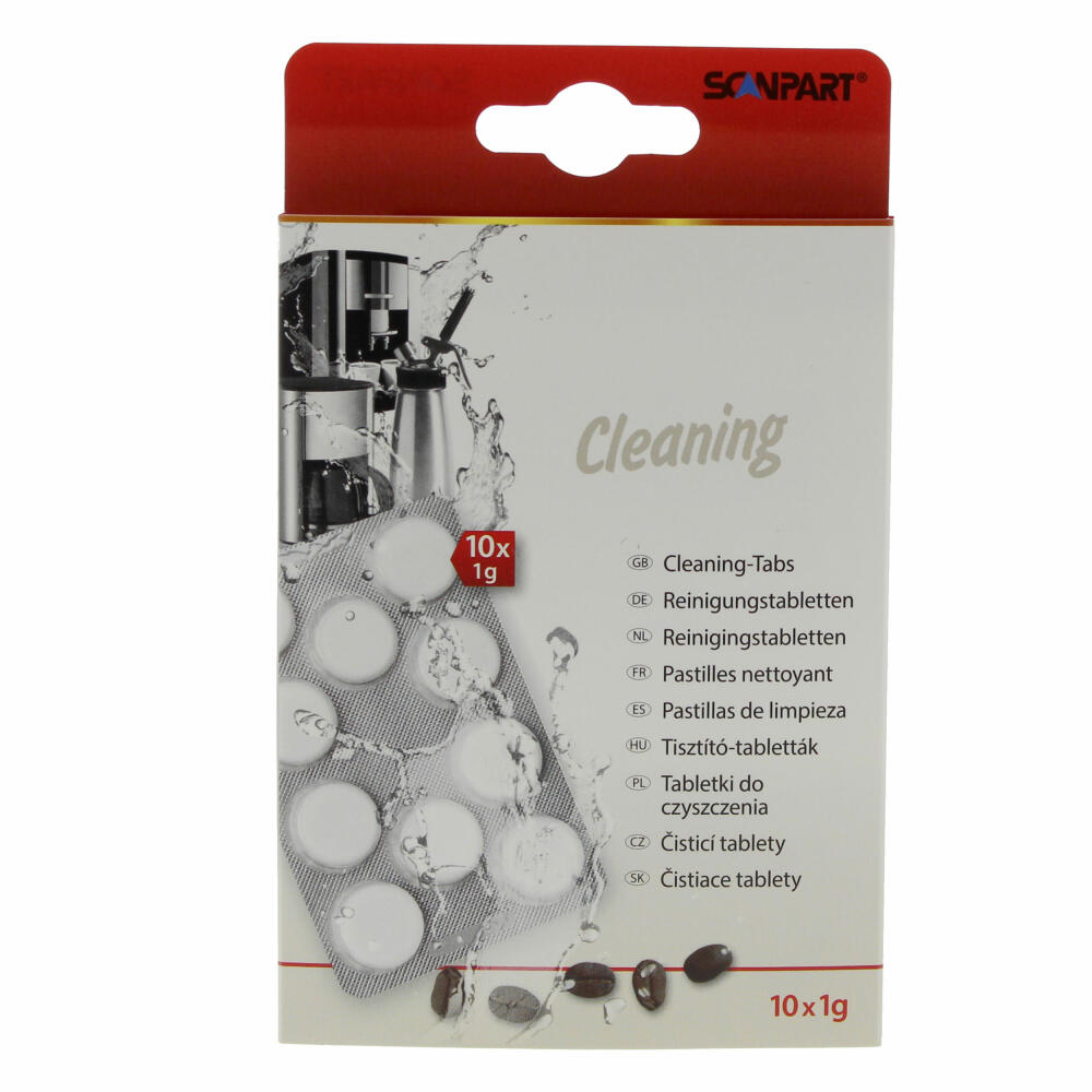 Scanpart Reinigungstabletten 10 Stück in Blister, Entkalker, Reiniger, 2790000830