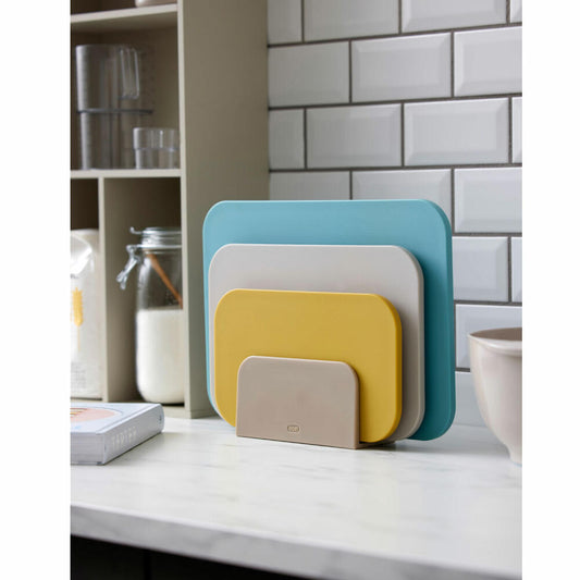 Rosti Schneidebrett-Set Choptima 4-tlg., Schneidunterlage, PE-Kunststoff, Ocean, 27825