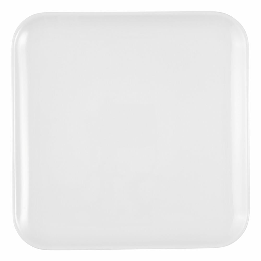Seltmann Weiden No Limits Square Plate, Serving Plate, Serving Plate, Porcelain, White, 23.8 x 23.8 cm, 001.710892